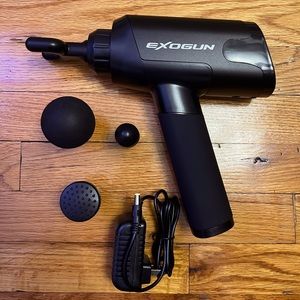 Exogun Easy to use. It really helps after a great muscle workout.